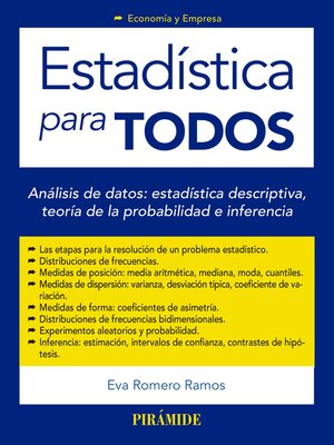 cover image of Estadística para todos